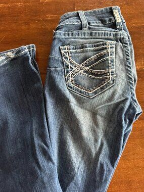 Ariat Real Denim Bootcut Jeans Size 26L Western Style